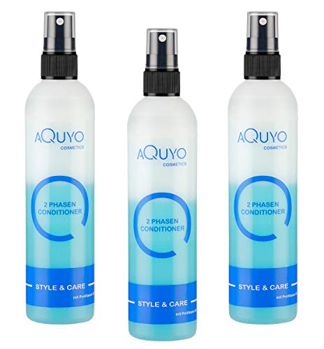 2 Phasen Spray Conditioner für trockenes und strapaziertes Haar (3er Pack - 200ml) | Pflegespray spendet dem Haar Feuchtigkeit und Glanz | Sprühkur mit Panthenol für bessere Kämmbarkeit von Style & Care