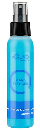 Style & Care Glanzfestiger normaler Halt (100ml) | Haarfestiger zum formen und stylen der Haare | Sprühfestiger gibt Glanz und Halt | Haar Spray ohne Silikone & Parabene von Style & Care