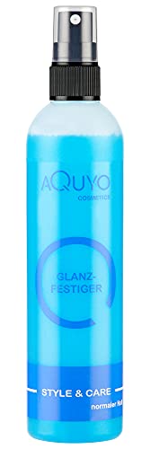 Style & Care Glanzfestiger normaler Halt (200ml) | Haarfestiger zum formen und stylen der Haare | Sprühfestiger gibt Glanz und Halt | Haar Spray ohne Silikone & Parabene von Style & Care