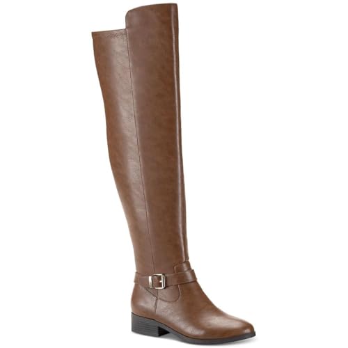 Style & Co. Charlaa Damen Overknee-Stiefel mit Schnalle, Braun, 38.5 EU Style & Co. Charlaa Damen Overknee-Stiefel mit Schnalle, Braun, 38.5 EU von Style & Co.