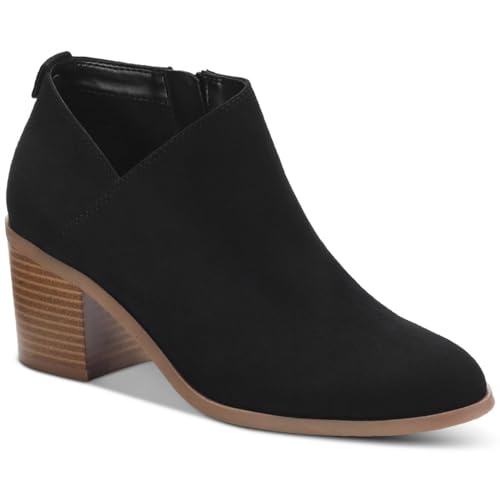 Style & Co. Felaa Damen-Stiefeletten, Wildlederimitat, Schwarz Mc, 41 EU von Style & Co.
