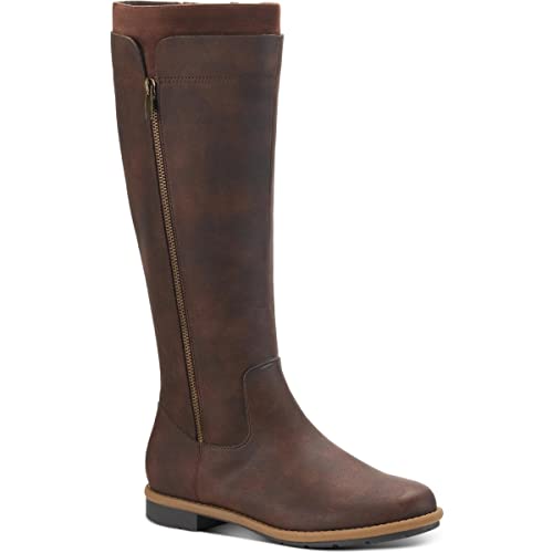 Style & Co. Olliee Damen Kniehohe Stiefel aus Kunstleder, Braun, 37.5 EU von Style & Co.