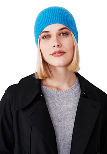 Style & Republic 100% Kaschmir Beanie fein gerippt in versch. Farben von Style & Republic