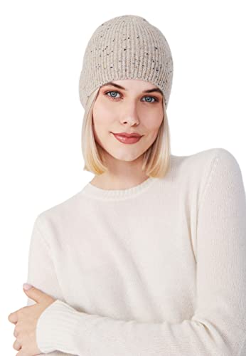 Style & Republic 100% Kaschmir Beanie fein gerippt in versch. Farben von Style & Republic