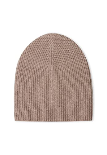 Style & Republic Kaschmir Sport Mütze-Beanie Damen aus 100% Cashmere - Dein kuscheliger Premium Strick Beanie für stilvolle Herbst- & Winter-Momente - Nougat von Style & Republic