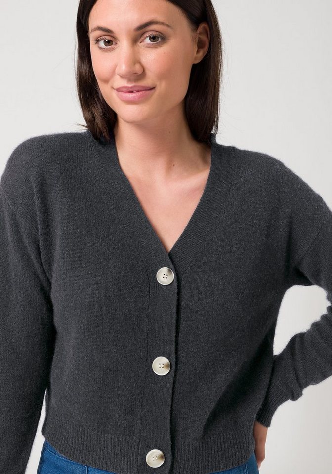 Style & Republic Cardigan Style Republic Kaschmir-Cardigan Damen mit Knopfleiste von Style & Republic