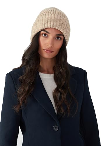 Style & Republic Damen Mütze-Beanie - Deine kuschelige Wintermütze für stilvolle Herbst- & Winter-Momente - Nougat von Style & Republic