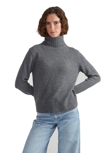 Style & Republic Damen Rollkragenpullover aus 100% Kaschmir, Regular-Passform, stilvoller Premium-Cashmere-Strickpullover für Herbst und Winter, grau XS Style & Republic Damen Rollkragenpullover aus 100% Kaschmir, Regular-Passform, stilvoller Premium-Cashmere-Strickpullover für Herbst und Winter, grau XS von Style & Republic