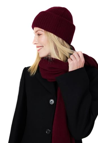 Style & Republic Kaschmir Mütze-Beanie Damen aus 100% Cashmere - Dein kuscheliger Premium Beanie für stilvolle Herbst- & Winter-Momente - Endless Passion von Style & Republic