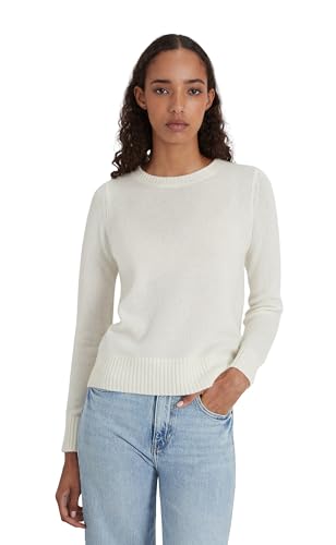 Style & Republic Kaschmir Pullover-Damen elegant aus 100% Cashmere - Dein kuscheliger Premium Strickpullover für stilvolle Herbst- & Winter-Momente - Creme M von Style & Republic
