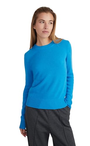 Style & Republic Kaschmir Pullover-Damen elegant aus 100% Cashmere - Dein kuscheliger Premium Strickpullover für stilvolle Herbst- & Winter-Momente - Fancy Blue S von Style & Republic