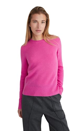 Style & Republic Kaschmir Pullover-Damen elegant aus 100% Cashmere - Dein kuscheliger Premium Strickpullover für stilvolle Herbst- & Winter-Momente - Fuchsia M von Style & Republic