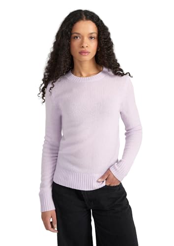 Style & Republic Kaschmir Pullover-Damen elegant aus 100% Cashmere - Dein kuscheliger Premium Strickpullover für stilvolle Herbst- & Winter-Momente Lavender S von Style & Republic