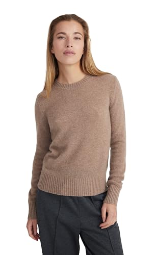 Style & Republic Kaschmir Pullover-Damen elegant aus 100% Cashmere - Dein kuscheliger Premium Strickpullover für stilvolle Herbst- & Winter-Momente - Nougat S von Style & Republic