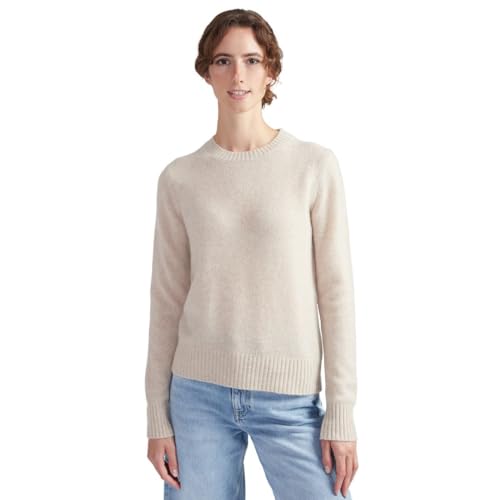 Style & Republic Kaschmir Pullover-Damen elegant aus 100% Cashmere - Dein kuscheliger Premium Strickpullover für stilvolle Herbst- & Winter-Momente Sand XS von Style & Republic