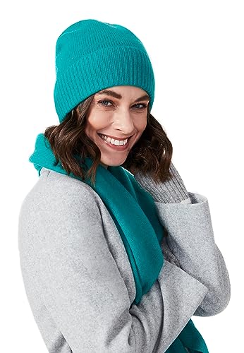 Style & Republic Kaschmir Sport Mütze-Beanie Damen aus 100% Cashmere - Dein kuscheliger Premium Beanie für stilvolle Herbst- & Winter-Momente- baikal von Style Republic
