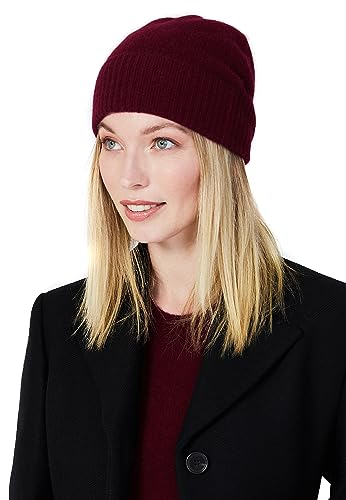 Style & Republic Kaschmir Sport Mütze-Beanie Damen aus 100% Cashmere - Dein kuscheliger Premium Beanie für stilvolle Herbst- & Winter-Momente - Endless Passion von Style & Republic