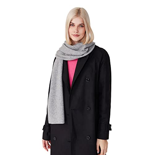 Style & Republic Kaschmir Schal Damen aus 100% Cashmere - dein kuscheliger Premium Schal für stilvolle Herbst- & Winter-Momente - Hellgrau von Style & Republic