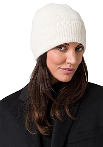 Style & Republic Kaschmir Sport Mütze-Beanie Damen aus 100% Cashmere - Dein kuscheliger Premium Beanie für stilvolle Herbst- & Winter-Momente - Beige von Style & Republic