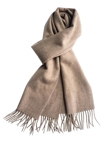 Style & Republic Unisex Kaschmir Schal aus 100% Cashmere mit Fransen - dein kuscheliger Premium Strick-Schal für stilvolle Herbst- & Winter-Momente, 180 x 30 cms von Style & Republic
