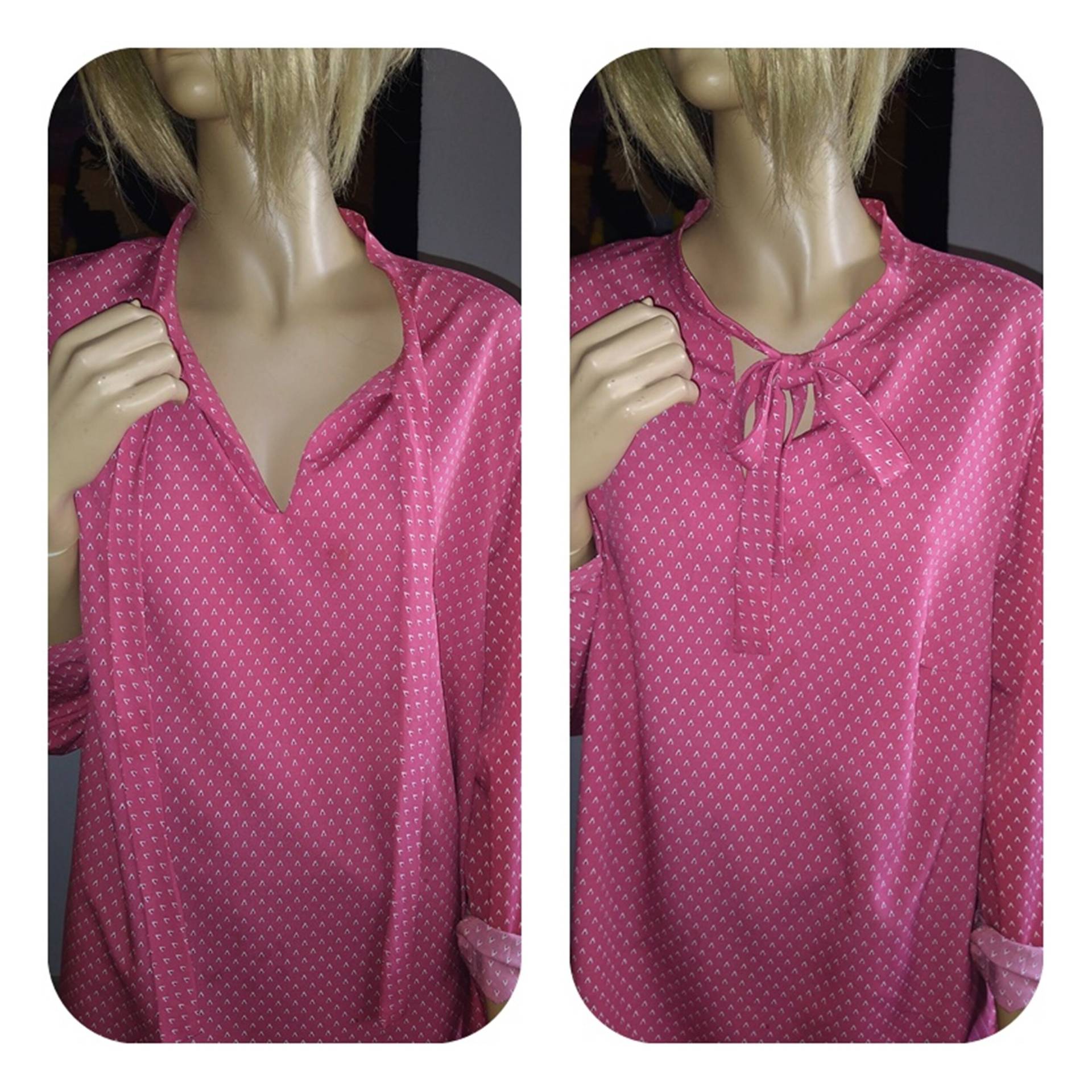 Bluse Mit Variablem Bindeband/Germany/Vintage Fashion von StyleFromMe