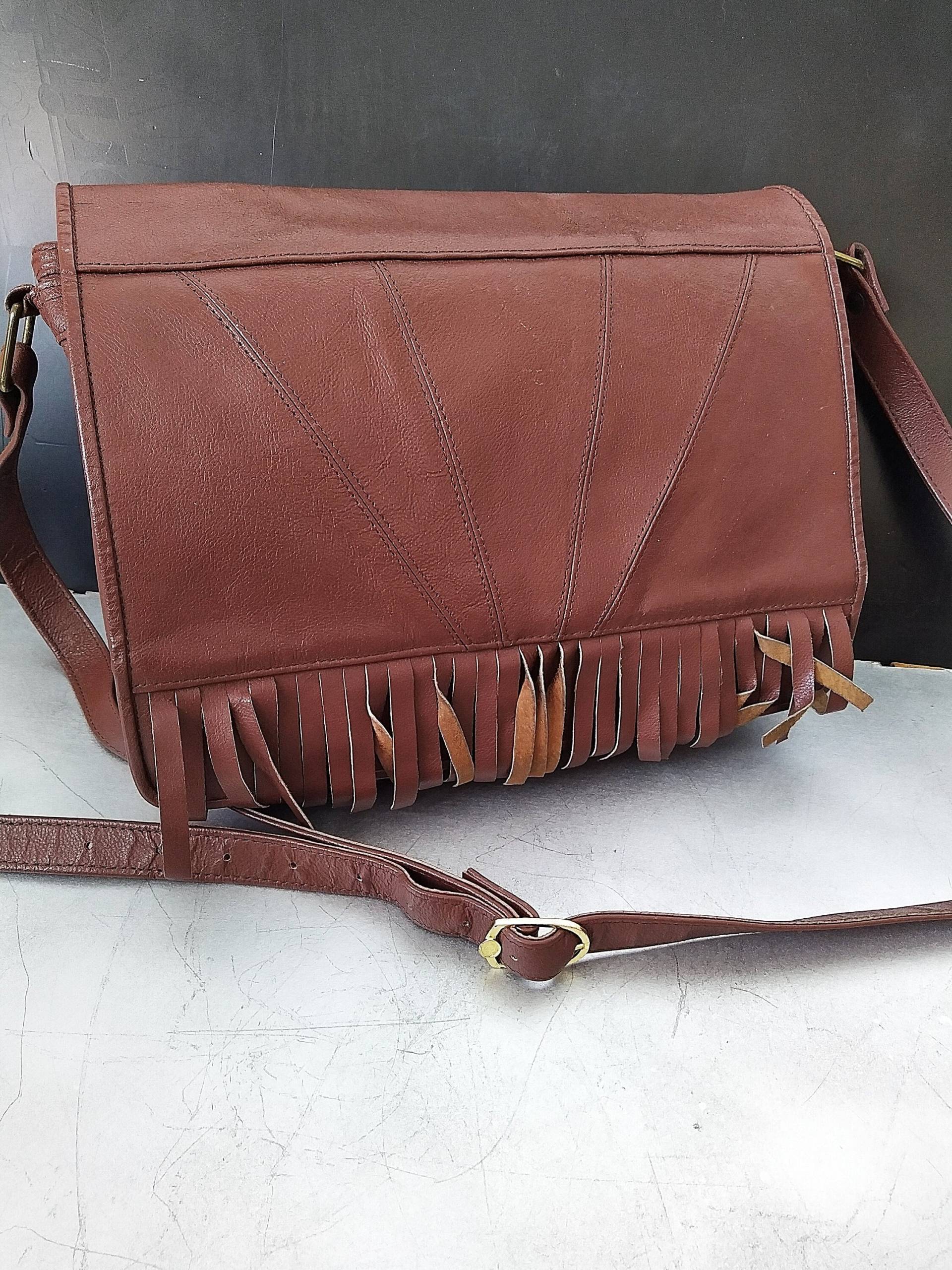 Braune Fransen Tasche von StyleFromMe