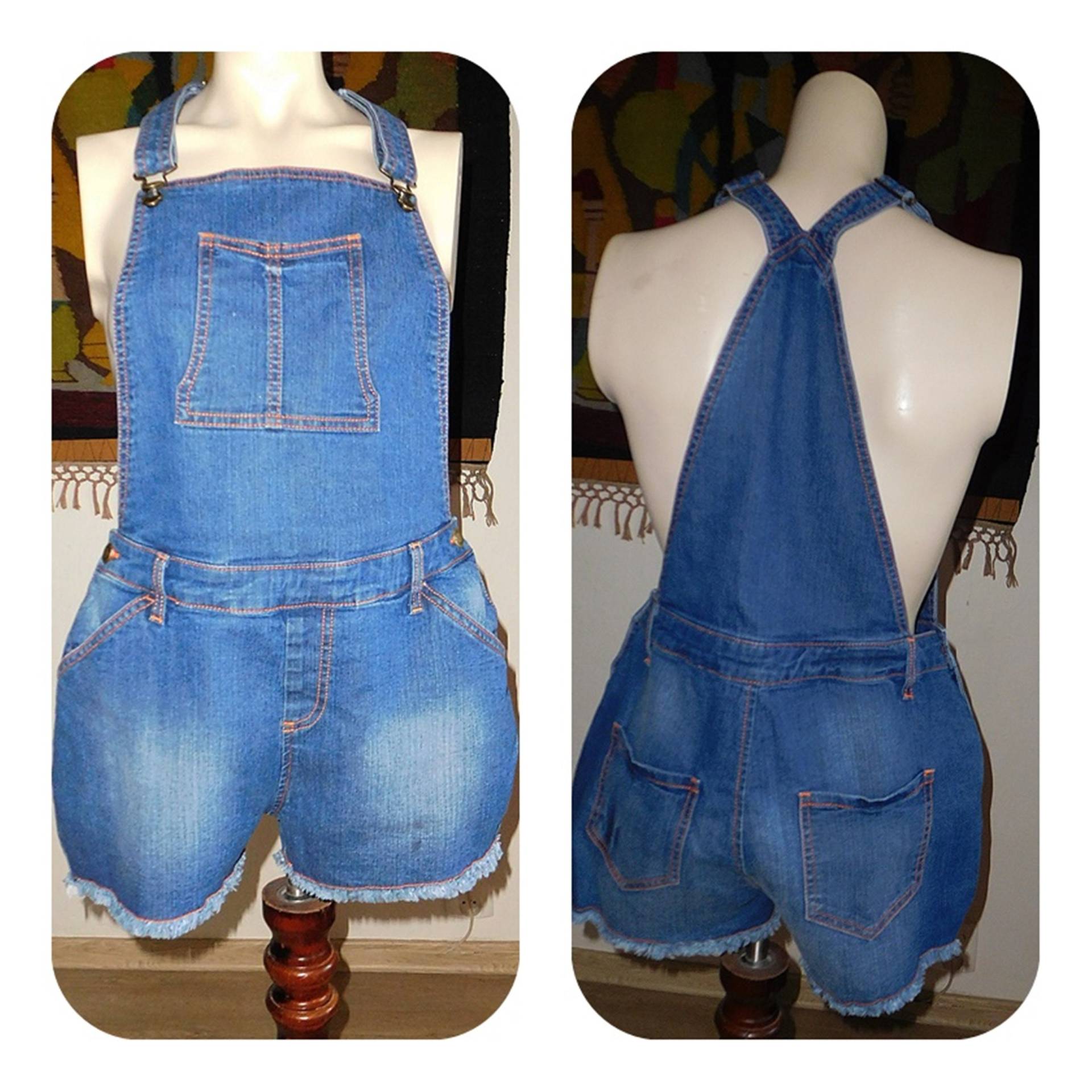 Jeans Overall Kurz/John Baner Jeanswear/Baumwolle/Kostenloser Versand von StyleFromMe