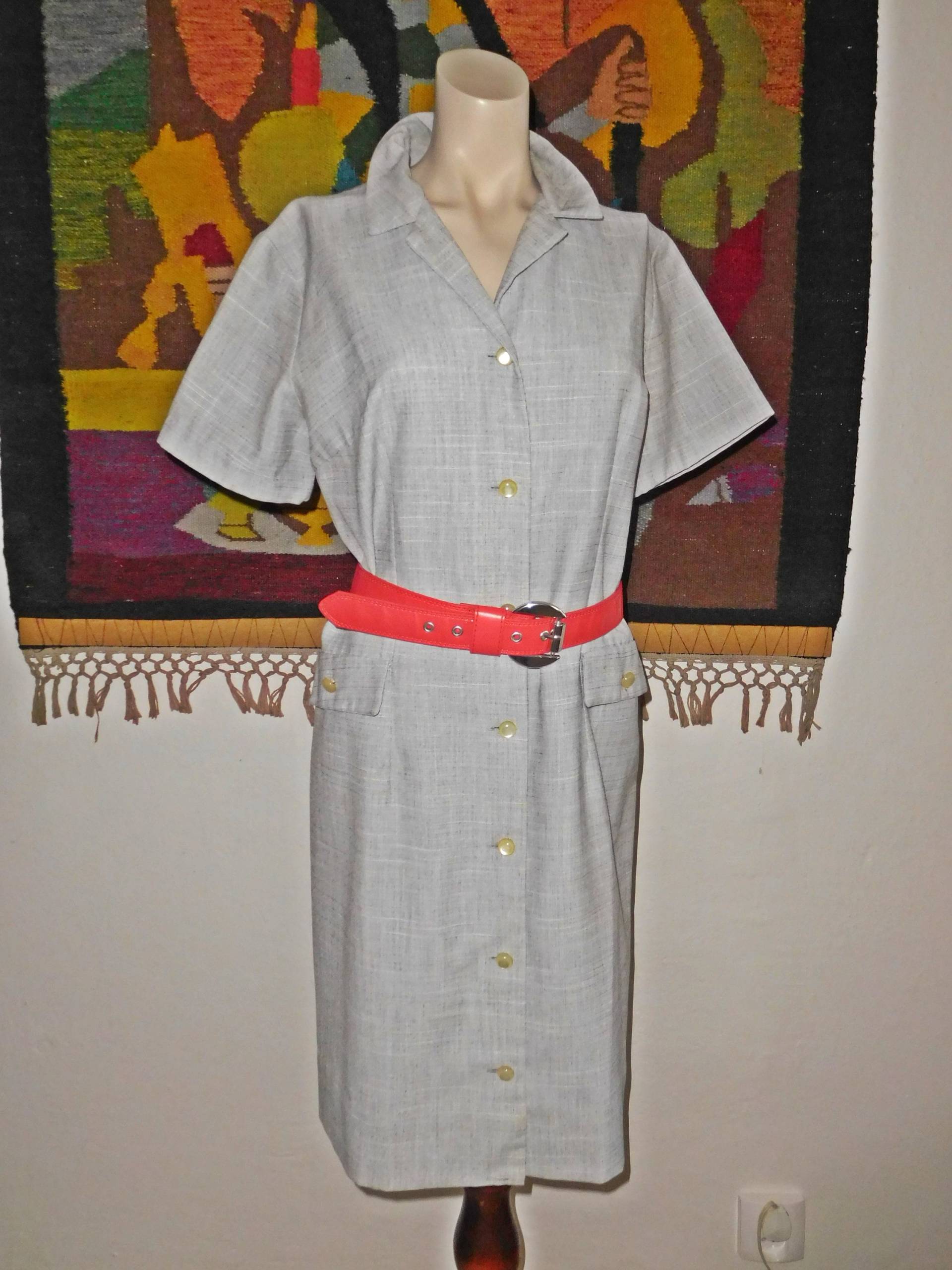 Vintage Deutschland Kleid/Trevira Kleid/1960S von StyleFromMe