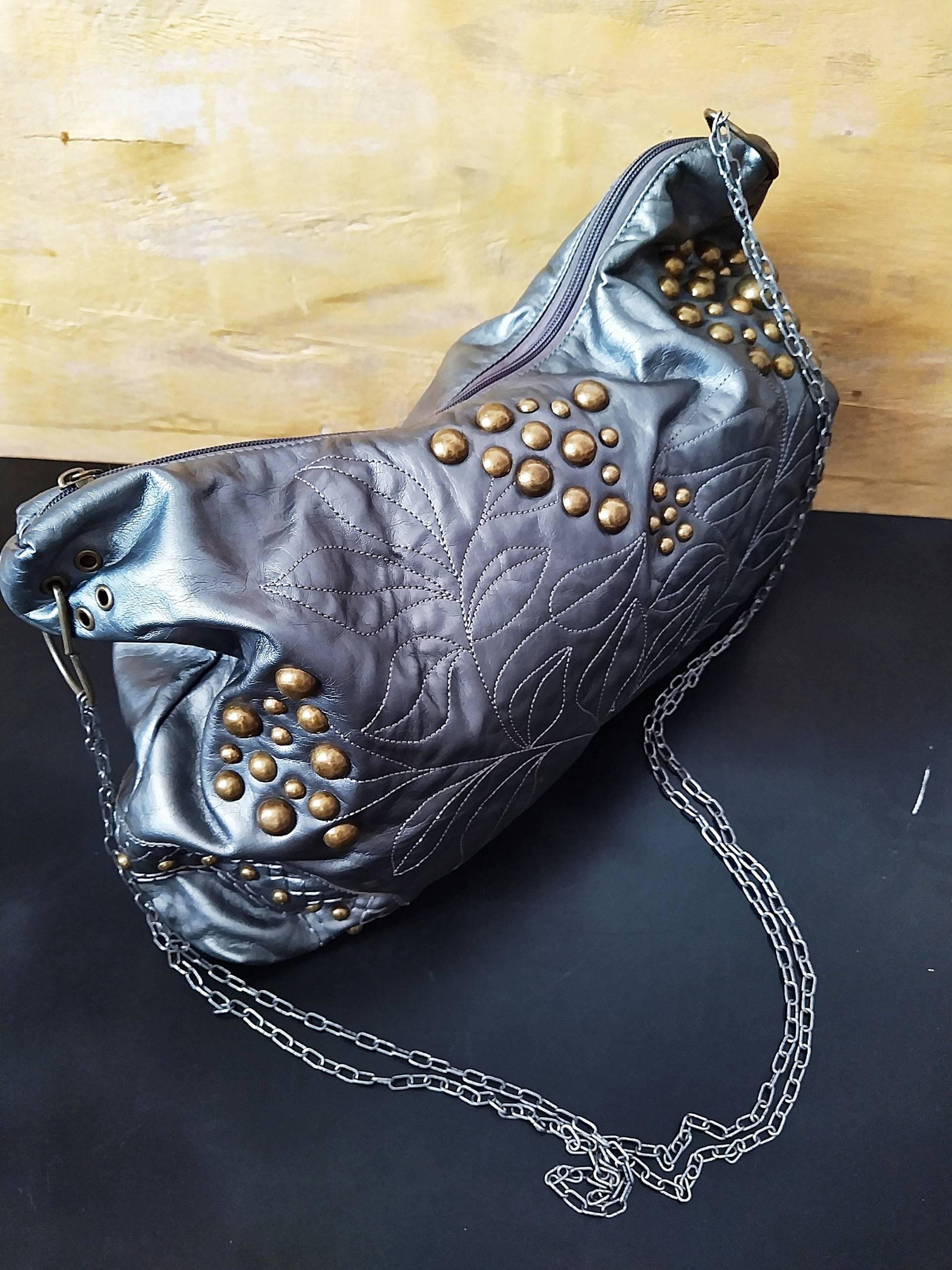 Vintage Handtasche/Umhängetasche/Metallkomponenten Tasche von StyleFromMe