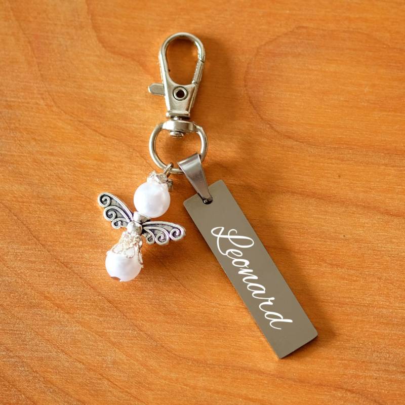 Schutzengel Wunschname Personalisiert Glücksbringer Begleiter von StyleGravur