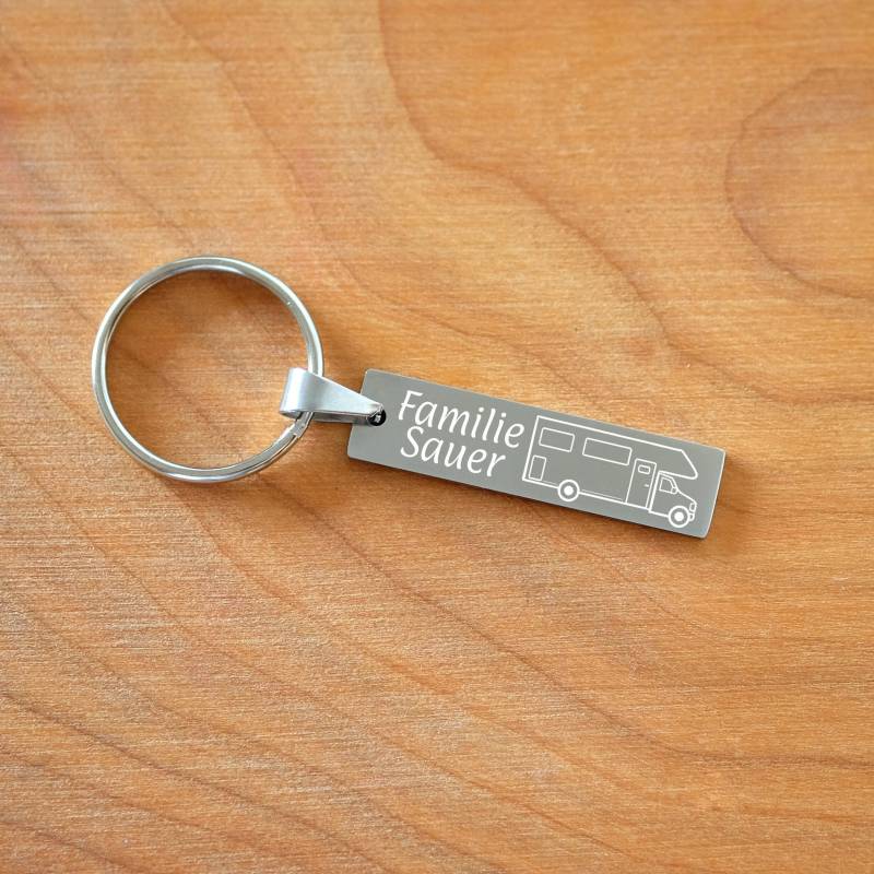 Wohnmobil Wunschtext Wunschgravur Geschenkidee Wohnwagen Camping Reise Personalisiert von StyleGravur
