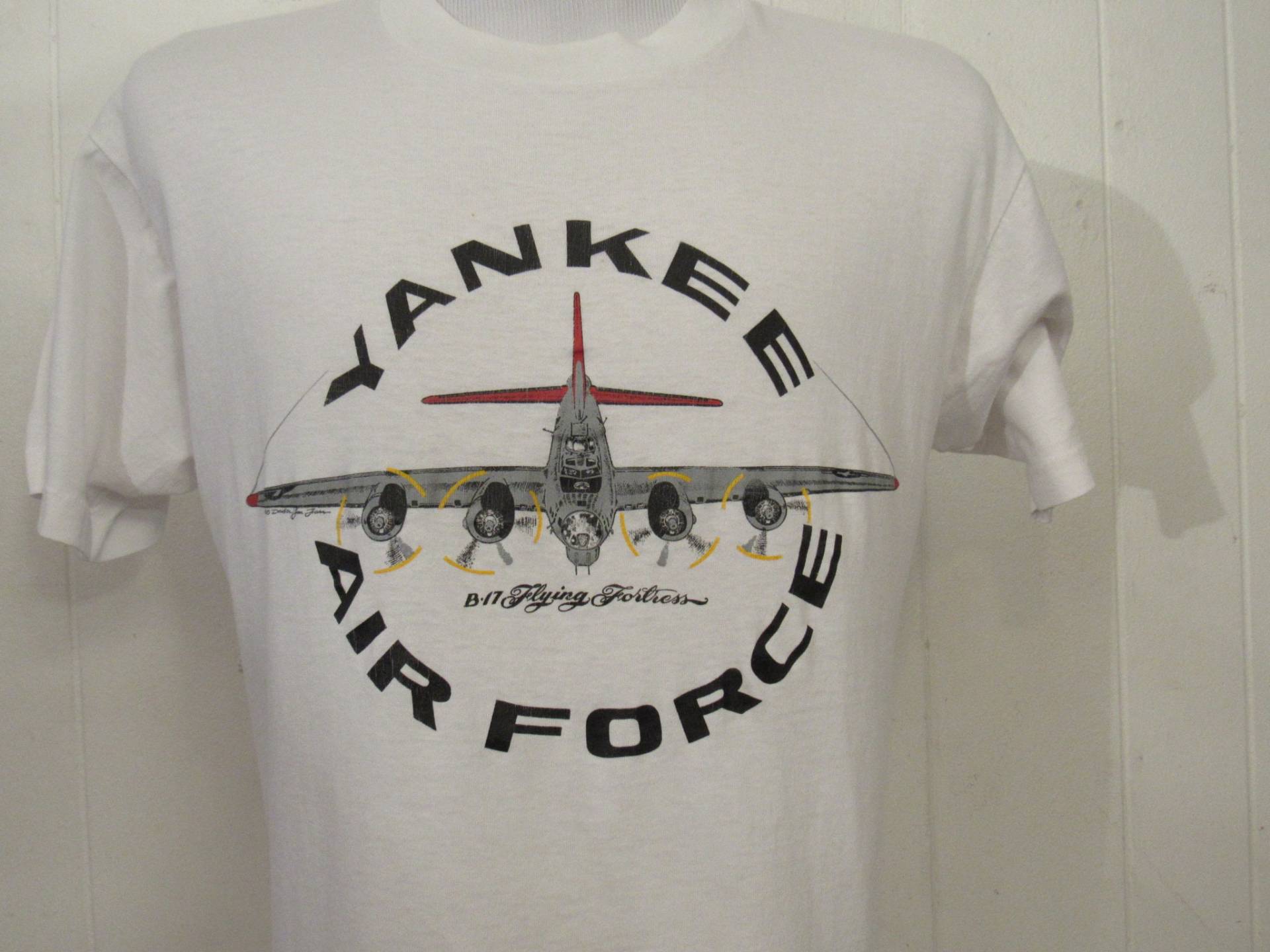 Vintage T-Shirt, B-17 T Shirt, Bomber Usaf Yankee Air Force, Vintage-Kleidung, Größe Groß von StylePlyer
