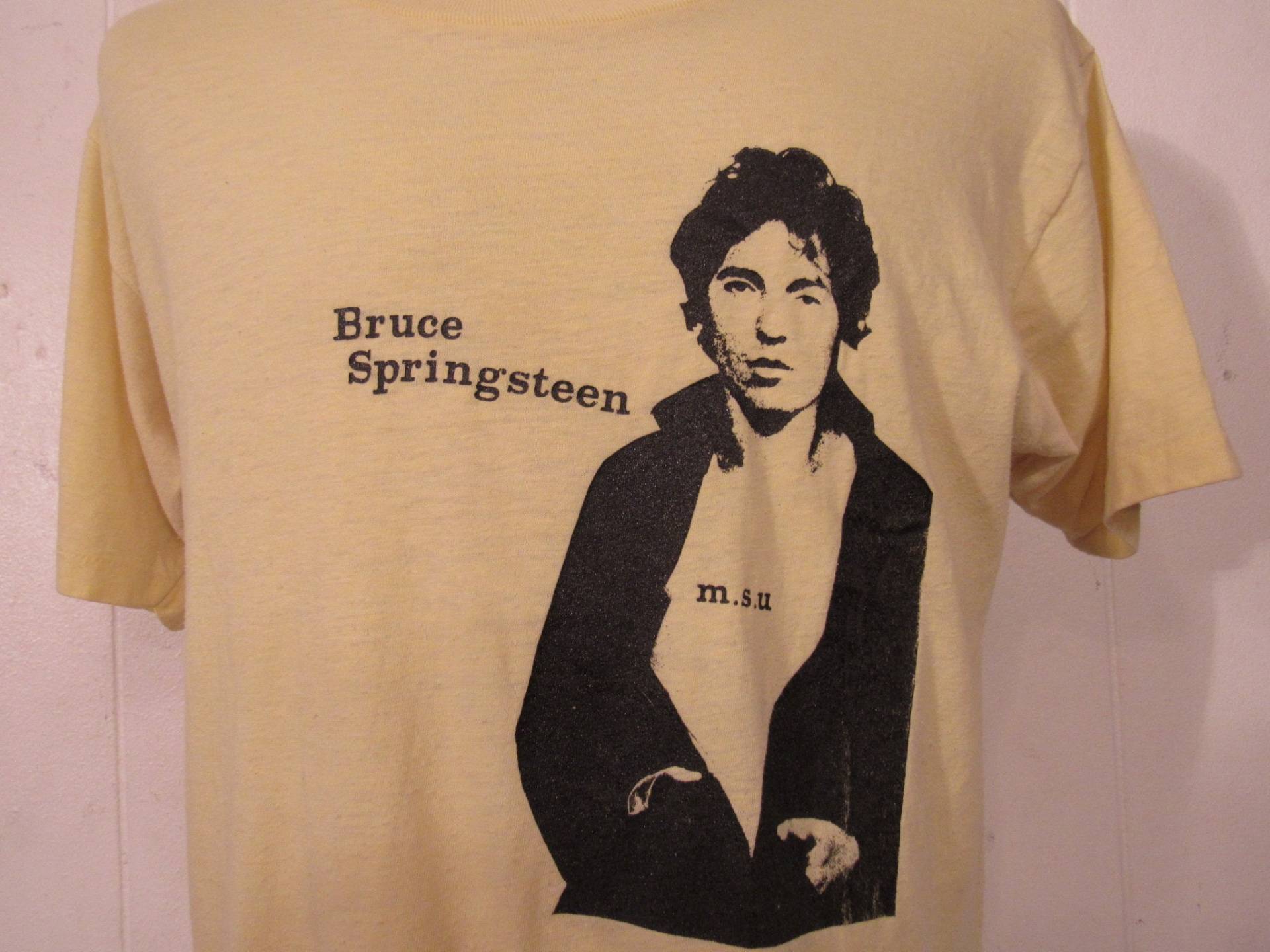 Vintage T-Shirt, Bruce Springsteen Konzert M.s.u. T Shirt, Rock Vintage-Kleidung, Größe Xl von StylePlyer