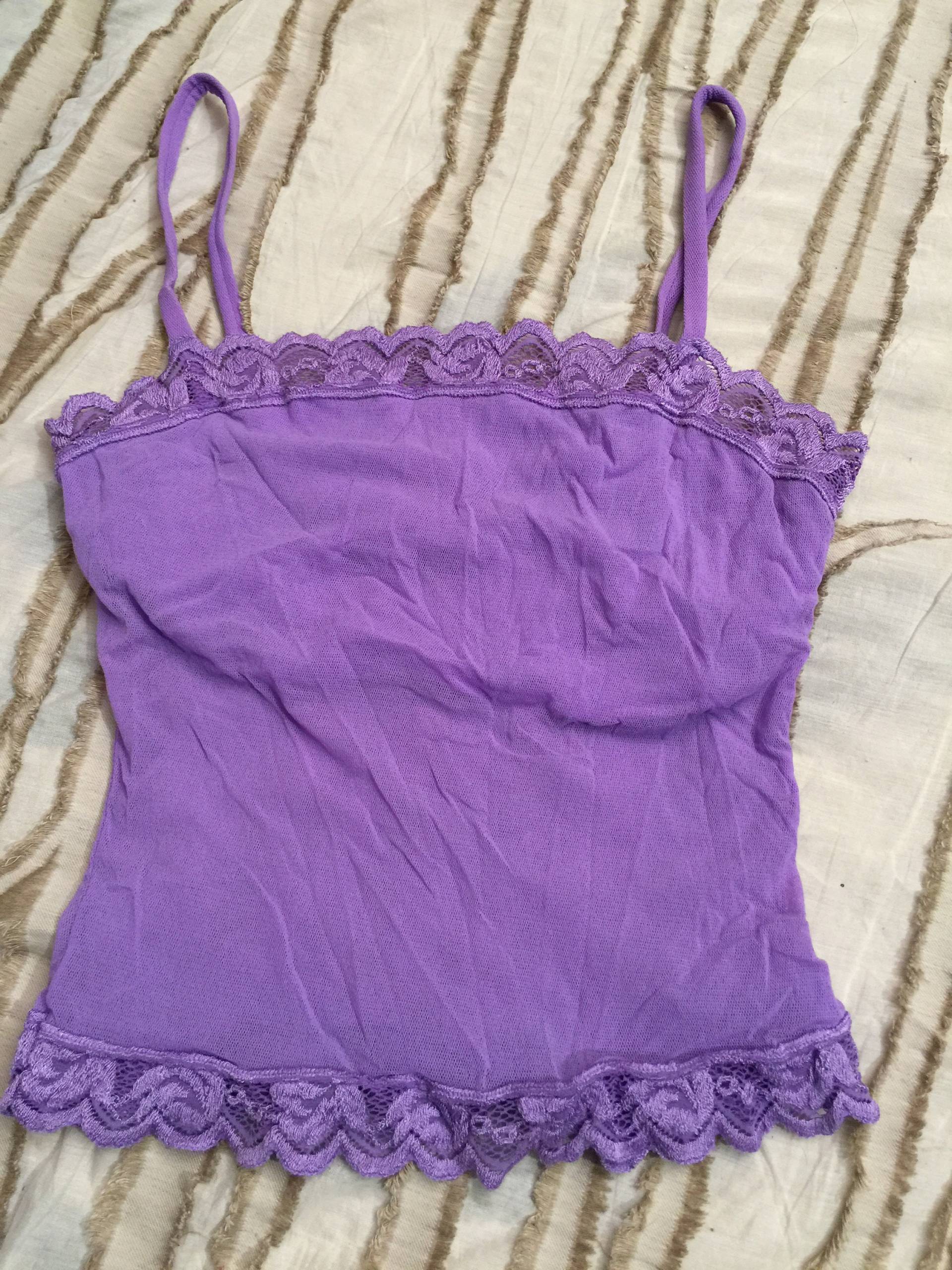 Vintage Cosabella Top Tank Lila Sheer Exotic Strick Must Have Box Knot Lot Seltene Pullover Lace Italia Getrimmt Violett Vintage Cosabella Top Tank Lila Sheer Exotic Strick Must Have Box Knot Lot Seltene Pullover Lace Italia Getrimmt Violett von StyleSourceNYC