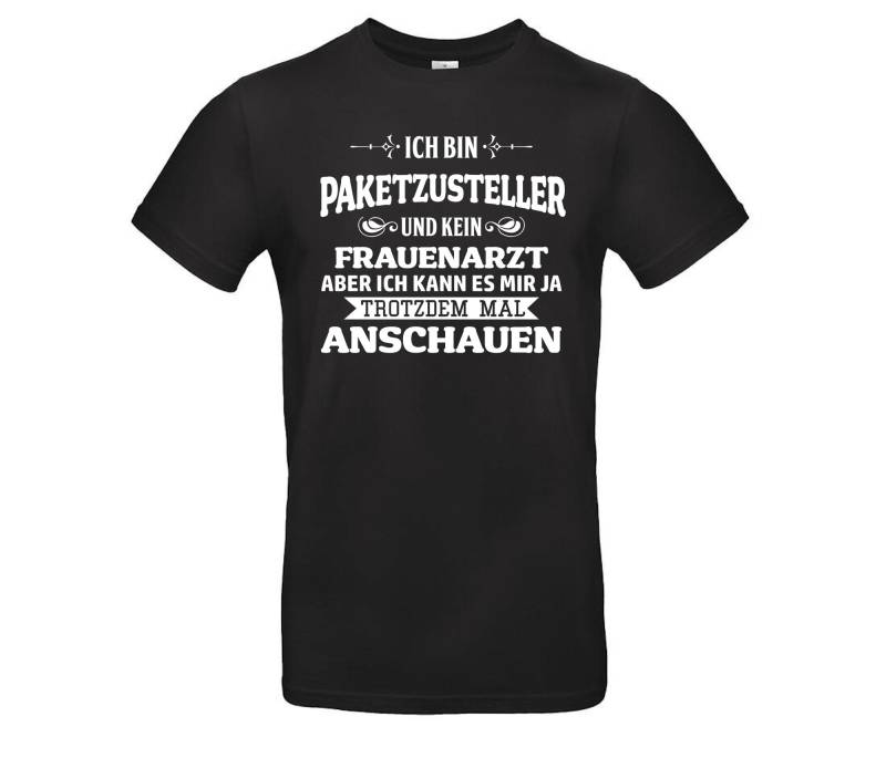 Lustiges Spruch T-Shirt "Ich Bin Paketzusteller Und Kein Frauenarzt" Fun Humor Shirt Für Männer - Sprüche- Lustige Geschenke Bekleidung von Styleaufdruck