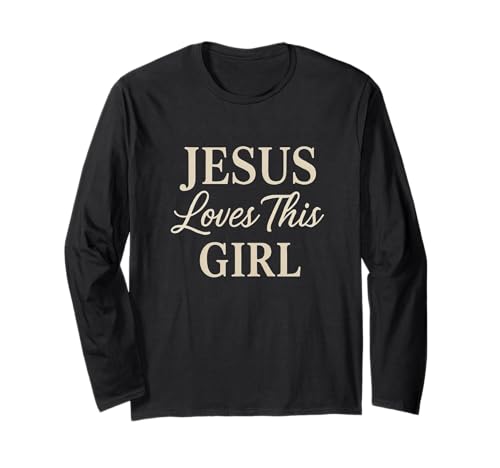 Jesus liebt Dieses Mädchen Langarmshirt von Stylekita Lifestyle
