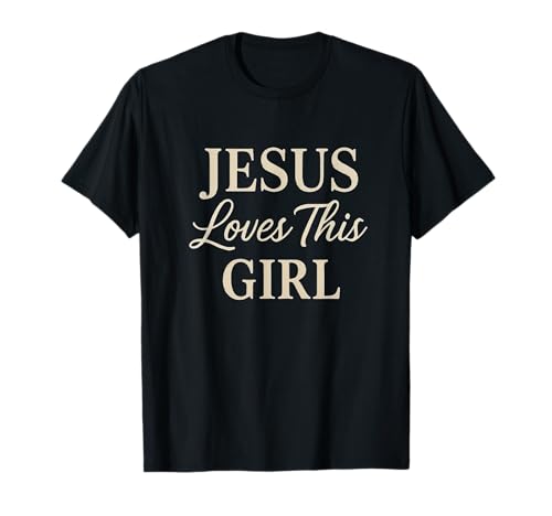 Jesus liebt Dieses Mädchen T-Shirt von Stylekita Lifestyle