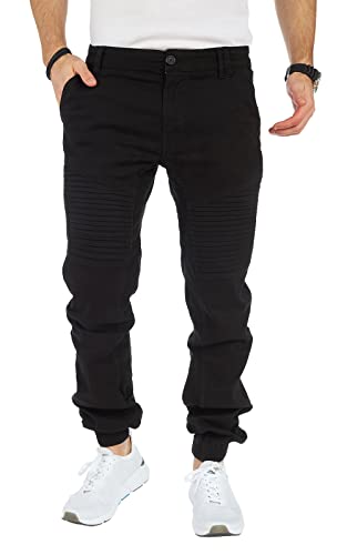 8009 Herren Cargohose aus Baumwolle männer Cargohose Chino Hose Freizeithose Slim fit Cargohose Slim fit Chino Hose stylisch Cargohose (as3, Numeric, Numeric_29, Plus, Regular, A-Black, 32) von Styleko