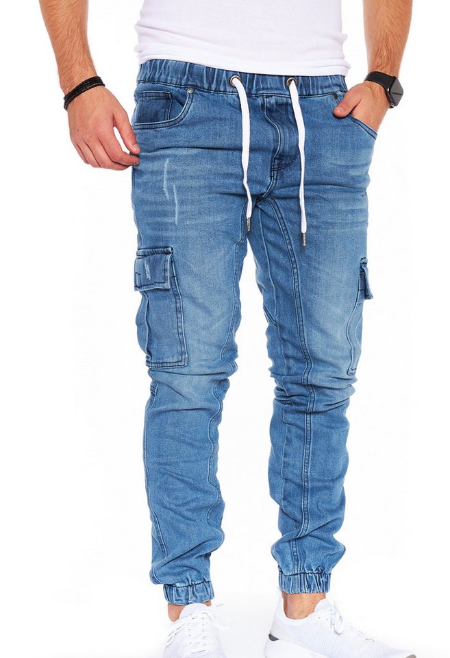 Styleko Cargohose Cargo Jeans Herren Cargohose für Herren Jeans stretch Cargohose Herren von Styleko