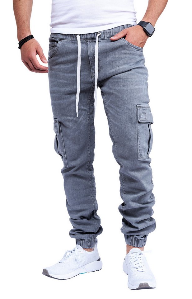 Styleko Chinohose 8004 Styleko Cargohose Herren Jeans Cargohose männer Jeans Cargohose von Styleko