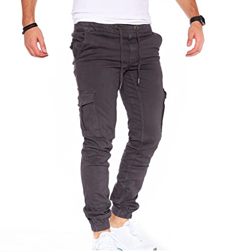 Styleko S8001 Cargohose Herren Cargohose aus Baumwolle Outdoorhose männer verwaschen Cargohose Chino Hose Freizeithose Jogging treckking Casual Hose von Styleko
