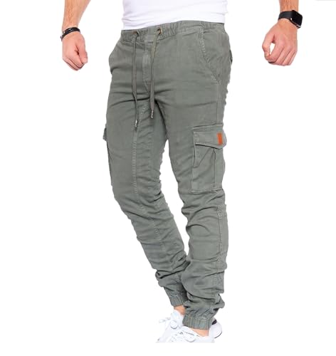Styleko S8001 Cargohose Herren Cargohose aus Baumwolle Outdoorhose männer verwaschen Cargohose Chino Hose Freizeithose Jogging treckking Casual Hose von Styleko