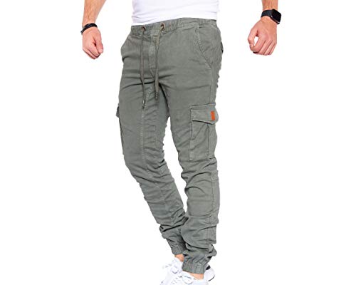 Styleko SS8002 Cargohose Herren Cargohose aus Baumwolle Outdoorhose männer verwaschen Cargohose Chino Hose Sporthose Freizeithose treckking Casual Hose von Styleko