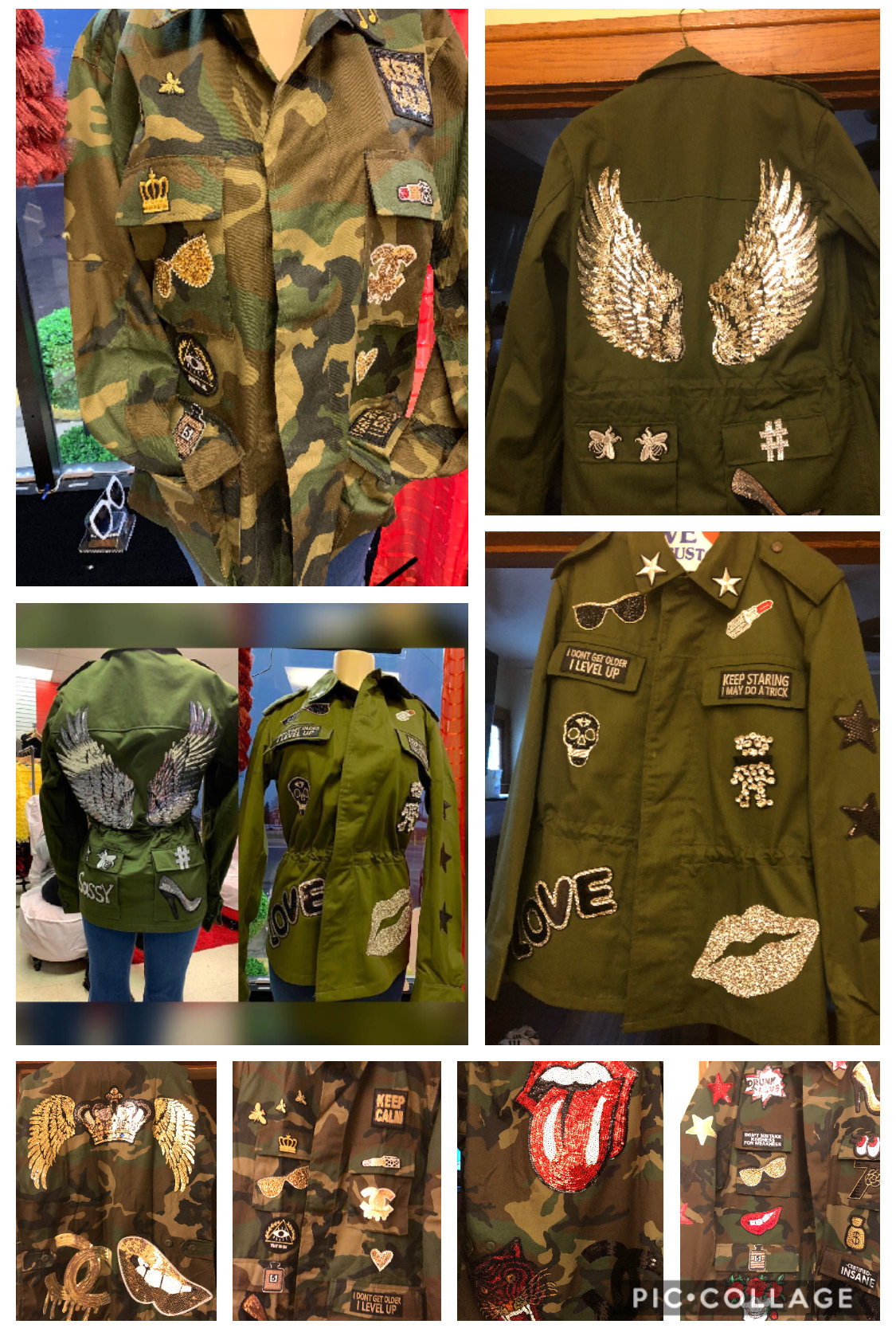 Benutzerdefinierte Camo Armee Jacken Benutzerdefinierte Camo Armee Jacken von StylesbyAzaria