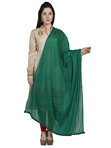 Stylesindia Baumwolle Einfarbig Frauen Dupatta Schals Schal Dunkelgrün, petrol, X-Large Stylesindia Baumwolle Einfarbig Frauen Dupatta Schals Schal Dunkelgrün, petrol, X-Large von Stylesindia