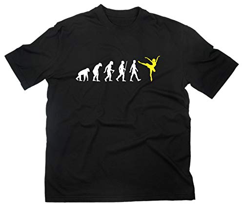 Ballett Evolution of Man Fun T-Shirt, M, schwarz von STYLETEX23