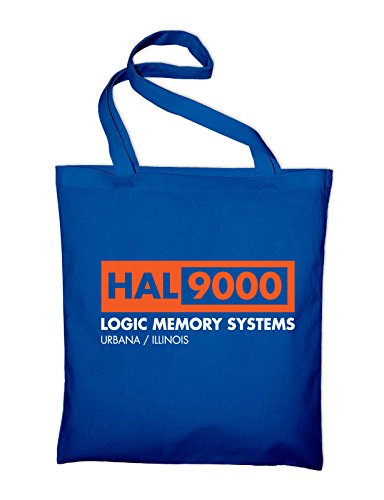 HAL 9000 Computer 2001 A Space Odyssey Jutebeutel Baumwolltasche, royalblue von Styletex23