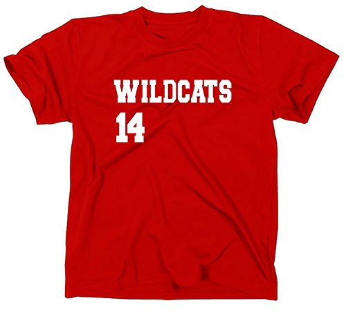 HSM 1/2/3 Wildcats 14 Herren Men's T-Shirt Fanshirt, XL von Styletex23