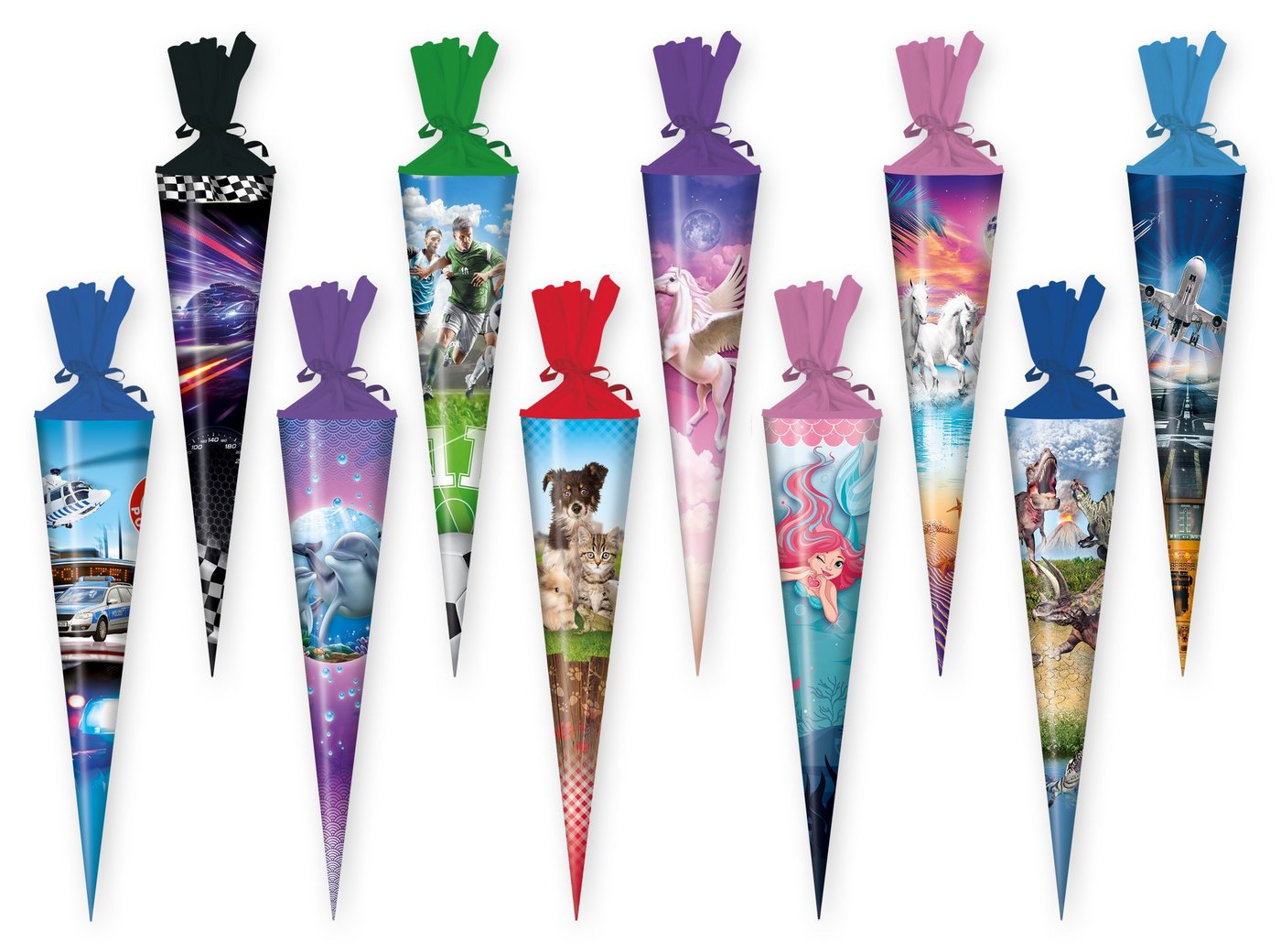 Stylex Schreibwaren Schultüte 10x Schultüte / Zuckertüte / 25cm / rund Stylex Schreibwaren Schultüte 10x Schultüte / Zuckertüte / 25cm / rund von Stylex Schreibwaren