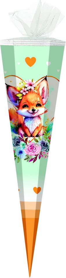 Stylex Schreibwaren Schultüte Schultüte / Zuckertüte / 50cm / eckig / "Fuchs" von Stylex Schreibwaren